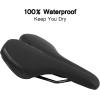 image:imageFIFTYFIFTY Mountain Bike Saddle Comfortable Memory Foam Bicycle Seat Soft Waterproof Bicycle Seat for Men and Women Compatible with MTB Road Bike EMTBCITY
