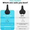 image:imageFIFTYFIFTY Mountain Bike Saddle Comfortable Memory Foam Bicycle Seat Soft Waterproof Bicycle Seat for Men and Women Compatible with MTB Road Bike EMTBMTB