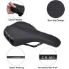 image:imageFIFTYFIFTY Mountain Bike Seat Comfortable Memory Foam Bicycle Seat Lightweight Waterproof Bicycle Saddle for Men and Women Compatible with MTB Road Bike EMTB