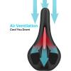 image:imageFIFTYFIFTY Mountain Bike Seat Comfortable Memory Foam Bicycle Seat Lightweight Waterproof Bicycle Saddle for Men and Women Compatible with MTB Road Bike EMTBMTB