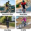 image:imageFIFTYFIFTY Mountain Bike Seat Comfortable Memory Foam Bicycle Seat Lightweight Waterproof Bicycle Saddle for Men and Women Compatible with MTB Road Bike EMTB