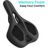 image:imageFIFTYFIFTY Mountain Bike Seat Comfortable Memory Foam Bicycle Seat Lightweight Waterproof Bicycle Saddle for Men and Women Compatible with MTB Road Bike EMTBTOURING