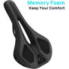 image:imageFIFTYFIFTY Mountain Bike Seat Comfortable Memory Foam Bicycle Seat Lightweight Waterproof Bicycle Saddle for Men and Women Compatible with MTB Road Bike EMTBMTB
