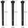 image:imageFIFTYFIFTY Mountain Bike Seat Post 272309316mm Aluminum Alloy Bicycle Seat Post 350mm Length for MTB Road Bike EMTBBlack