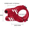 image:imageFIFTYFIFTY Mountain Bike Stem Aluminum Alloy Short MTB Stem Suitable for 118 Steer Tube 318mm Bicycle Handlebar Fits for All Mountain Endure Downhill FreerideRed