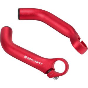 image:imageFIFTYFIFTY Bike Bar Ends Mountain Bike Handlebar Ends Aluminium Alloy MTB Bicycle Bar ExtenderRed