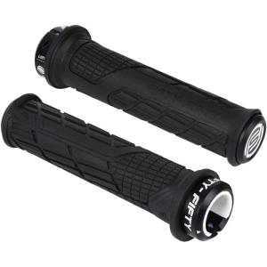image:imageFIFTYFIFTY Mountain Bike Handlebar Grips Single Lockon MTB Grips Comfortable and Lock On NonSlip Bicycle Handle Fit for All Mountain Enduro DownhillBlack