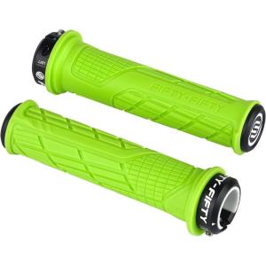 image:imageFIFTYFIFTY Mountain Bike Handlebar Grips Single Lockon MTB Grips Comfortable and Lock On NonSlip Bicycle Handle Fit for All Mountain Enduro DownhillGreen