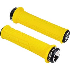 image:imageFIFTYFIFTY Mountain Bike Handlebar Grips Single Lockon MTB Grips Comfortable and Lock On NonSlip Bicycle Handle Fit for All Mountain Enduro DownhillYellow