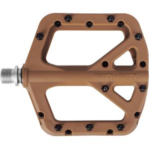 image:imageFIFTYFIFTY Mountain Bike Pedals NonSlip MTB Nylon Composite 916 Bicycle Pedals Lightweight and Wide Flat PlatformGum