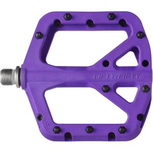 image:imageFIFTYFIFTY Mountain Bike Pedals NonSlip MTB Nylon Composite 916 Bicycle Pedals Lightweight and Wide Flat PlatformPurple