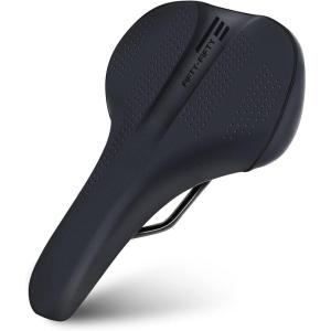 image:imageFIFTYFIFTY Mountain Bike Saddle Comfortable Memory Foam Bicycle Seat Soft Waterproof Bicycle Seat for Men and Women Compatible with MTB Road Bike EMTBMTB
