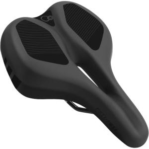 image:imageFIFTYFIFTY Mountain Bike Seat Comfortable Memory Foam Bicycle Seat Lightweight Waterproof Bicycle Saddle for Men and Women Compatible with MTB Road Bike EMTBCITY