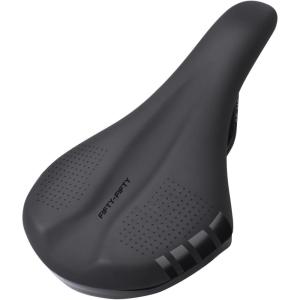 image:imageFIFTYFIFTY Mountain Bike Seat Comfortable Memory Foam Bicycle Seat Lightweight Waterproof Bicycle Saddle for Men and Women Compatible with MTB Road Bike EMTB