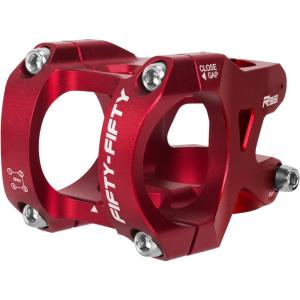 image:imageFIFTYFIFTY Mountain Bike Stem for 35mm Handlebar Clamp 118 Steer Tube Aluminum Alloy Short Handlebar Stem for All Mountain MTB Downhill FreerideRed