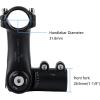 image:imageFIFTYFIFTY Adjustable Bike Stem 060 Degree Mountain Bike Stem Riser Stem for 118 Steer Tube 318mm Handlebar Alloy Stem for Most Bicycle Road Bike MTB EBike with 2 Hex KeysBlack