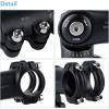 image:imageFIFTYFIFTY Adjustable Bike Stem 060 Degree Mountain Bike Stem Riser Stem for 118 Steer Tube 318mm Handlebar Alloy Stem for Most Bicycle Road Bike MTB EBike with 2 Hex KeysBlack
