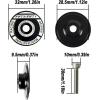 image:imageFIFTYFIFTY Bike Headset Top Cap with Bolts 118 Stem Top Cap with Bolt for MTB Road BikeBlack