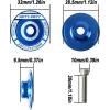 image:imageFIFTYFIFTY Bike Headset Top Cap with Bolts 118 Stem Top Cap with Bolt for MTB Road BikeBlue