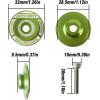 image:imageFIFTYFIFTY Bike Headset Top Cap with Bolts 118 Stem Top Cap with Bolt for MTB Road BikeGreen