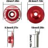 image:imageFIFTYFIFTY Bike Headset Top Cap with Bolts 118 Stem Top Cap with Bolt for MTB Road BikeRed