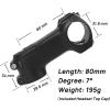 image:imageFIFTYFIFTY Bike Stem with 318mm Bar Clamp 7 Degree Aluminum Alloy Bicycle Handlebar Stem for 118 Steer Tube Suitable for Mountain Road Bike EMTB318 x 80mm