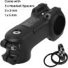 image:imageFIFTYFIFTY Bike Stem with 318mm Bar Clamp 7 Degree Aluminum Alloy Bicycle Handlebar Stem for 118 Steer Tube Suitable for Mountain Road Bike EMTB318 x 70mm