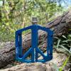 image:imageFIFTYFIFTY Mountain Bike Pedals NonSlip and Aluminum Alloy Bicycle Flat Pedals 916 Sealed Bearing Lightweight and Wide Platform for All Mountain Enduro Downhill EBike MTBBlue