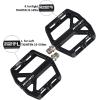 image:imageFIFTYFIFTY Mountain Bike Pedals NonSlip and Aluminum Alloy Bicycle Flat Pedals 916 Sealed Bearing Lightweight and Wide Platform for All Mountain Enduro Downhill EBike MTBBlack