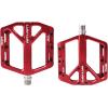 image:imageFIFTYFIFTY Mountain Bike Pedals NonSlip and Aluminum Alloy Bicycle Flat Pedals 916 Sealed Bearing Lightweight and Wide Platform for All Mountain Enduro Downhill EBike MTBRed