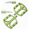 image:imageFIFTYFIFTY Mountain Bike Pedals NonSlip and Aluminum Alloy Bicycle Flat Pedals 916 Sealed Bearing Lightweight and Wide Platform for All Mountain Enduro Downhill EBike MTBGreen