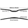 image:imageFIFTYFIFTY Mountain Bike Riser Handlebar Aluminum Alloy Bicycle Riser Handlebar 35mm Diameter 800mm Wide MTB Bar Black 38mm RiseBlack