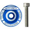 image:imageFIFTYFIFTY Bike Headset Top Cap with Bolts 118 Stem Top Cap with Bolt for MTB Road BikeBlue