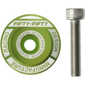 image:imageFIFTYFIFTY Bike Headset Top Cap with Bolts 118 Stem Top Cap with Bolt for MTB Road BikeGreen
