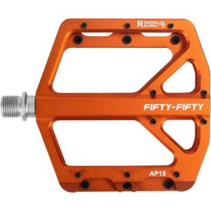 image:imageFIFTYFIFTY Mountain Bike Pedals NonSlip and Aluminum Alloy Bicycle Flat Pedals 916 Sealed Bearing Lightweight and Wide Platform for All Mountain Enduro Downhill EBike MTBOrange