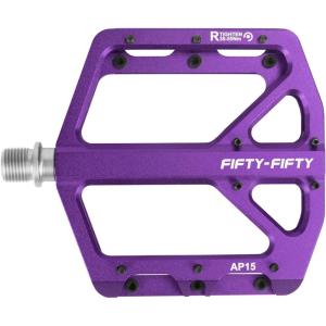 image:imageFIFTYFIFTY Mountain Bike Pedals NonSlip and Aluminum Alloy Bicycle Flat Pedals 916 Sealed Bearing Lightweight and Wide Platform for All Mountain Enduro Downhill EBike MTBPurple