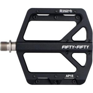 image:imageFIFTYFIFTY Mountain Bike Pedals NonSlip and Aluminum Alloy Bicycle Flat Pedals 916 Sealed Bearing Lightweight and Wide Platform for All Mountain Enduro Downhill EBike MTBBlack