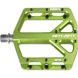 image:imageFIFTYFIFTY Mountain Bike Pedals NonSlip and Aluminum Alloy Bicycle Flat Pedals 916 Sealed Bearing Lightweight and Wide Platform for All Mountain Enduro Downhill EBike MTBGreen