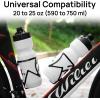 image:imageFIFTYFIFTY 2Pack Bike Water Bottle Holder Aluminum Alloy Water Bottle Cage Lightweight Bicycle Cup Holder Rack with Screws Tool Universal Bicycle Drink Cage for MTB Road Bike BlackBlackBlack