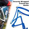 image:imageFIFTYFIFTY 2Pack Bike Water Bottle Holder Aluminum Alloy Water Bottle Cage Lightweight Bicycle Cup Holder Rack with Screws Tool Universal Bicycle Drink Cage for MTB Road Bike BlackBlue