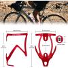 image:imageFIFTYFIFTY 2Pack Bike Water Bottle Holder Aluminum Alloy Water Bottle Cage Lightweight Bicycle Cup Holder Rack with Screws Tool Universal Bicycle Drink Cage for MTB Road Bike BlackRedRed