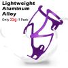 image:imageFIFTYFIFTY 2Pack Bike Water Bottle Holder Aluminum Alloy Water Bottle Cage Lightweight Bicycle Cup Holder Rack with Screws Tool Universal Bicycle Drink Cage for MTB Road Bike BlackPurplePurple