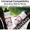 image:imageFIFTYFIFTY 2Pack Bike Water Bottle Holder Aluminum Alloy Water Bottle Cage Lightweight Bicycle Cup Holder Rack with Screws Tool Universal Bicycle Drink Cage for MTB Road Bike BlackRedRed