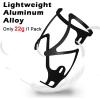 image:imageFIFTYFIFTY 2Pack Bike Water Bottle Holder Aluminum Alloy Water Bottle Cage Lightweight Bicycle Cup Holder Rack with Screws Tool Universal Bicycle Drink Cage for MTB Road Bike BlackBlackBlack