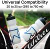 image:imageFIFTYFIFTY 2Pack Bike Water Bottle Holder Aluminum Alloy Water Bottle Cage Lightweight Bicycle Cup Holder Rack with Screws Tool Universal Bicycle Drink Cage for MTB Road Bike BlackBlueBlue