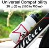 image:imageFIFTYFIFTY 2Pack Bike Water Bottle Holder Aluminum Alloy Water Bottle Cage Lightweight Bicycle Cup Holder Rack with Screws Tool Universal Bicycle Drink Cage for MTB Road Bike BlackRed