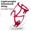 image:imageFIFTYFIFTY 2Pack Bike Water Bottle Holder Aluminum Alloy Water Bottle Cage Lightweight Bicycle Cup Holder Rack with Screws Tool Universal Bicycle Drink Cage for MTB Road Bike BlackRed