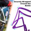 image:imageFIFTYFIFTY 2Pack Bike Water Bottle Holder Aluminum Alloy Water Bottle Cage Lightweight Bicycle Cup Holder Rack with Screws Tool Universal Bicycle Drink Cage for MTB Road Bike BlackPurplePurple