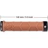image:imageFIFTYFIFTY Double LockOn Mountain Bike Grips Bicycle Handlebar Locking Grips NonSlip MTB HandleBrown