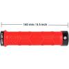 image:imageFIFTYFIFTY Double LockOn Mountain Bike Grips Bicycle Handlebar Locking Grips NonSlip MTB HandleRed
